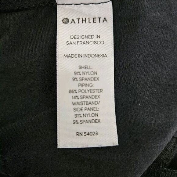 Athleta Pants Womens Size 8 Black Jogger Sweats Athletic Gym Athleisure Pockets - Picture 9 of 10